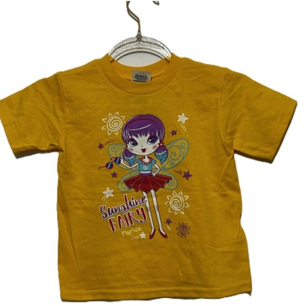 Girls Sunshine Fairy T-Shirt, Yellow, 2T